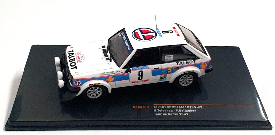 Ixo 1/43 Scale RAC370B - Talbot Sunbeam Lotus Tour de Corse 1981 - White