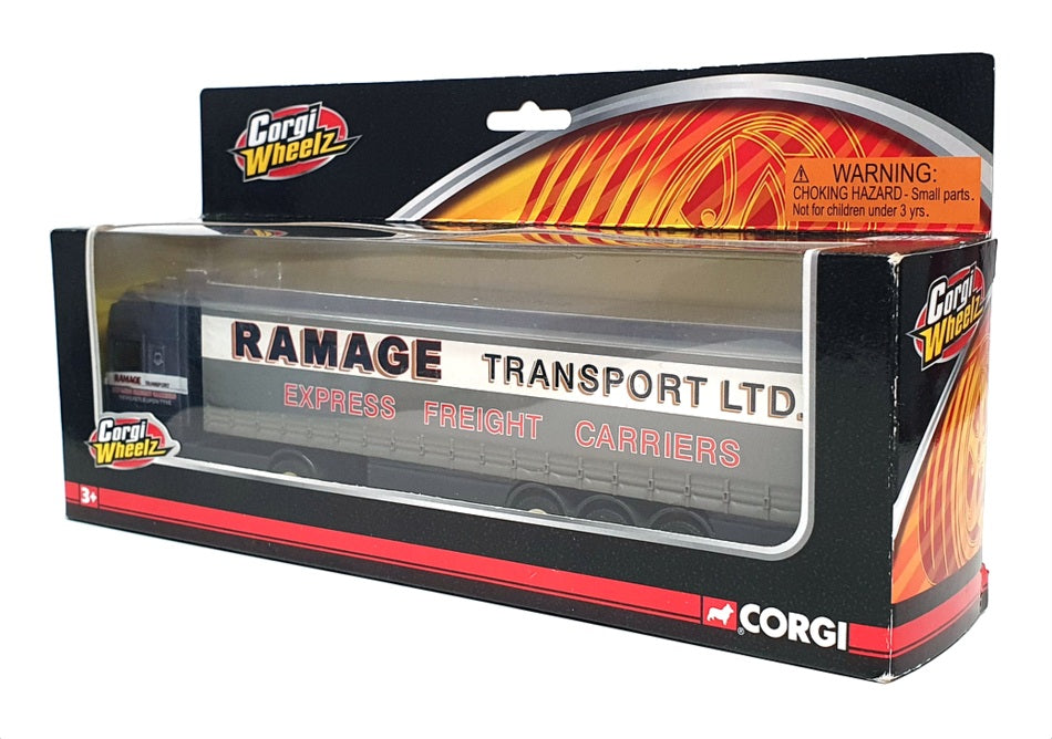 Corgi 1/64 Scale TY87018 - MAN Truck & Trailer - Ramage Trans. Ltd