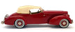 Western Models 1/43 Scale WMS31 - 1940 Packard Darrin - Deep Red/White