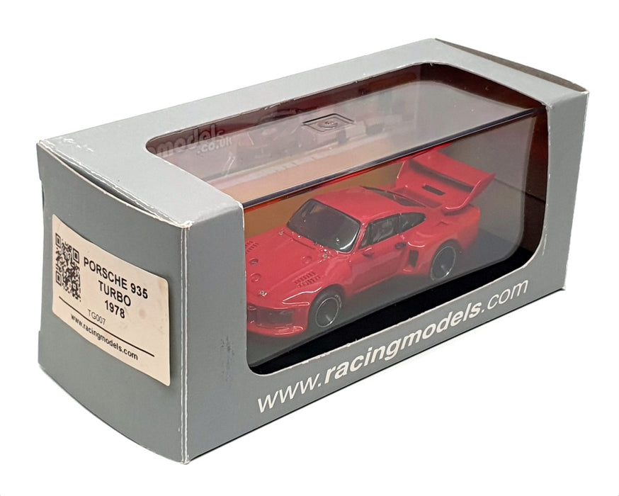 Racing Models 1/43 Scale TG007 - 1978 Porsche 935 Turbo - Red