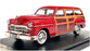 Ixo 1/43 Scale PRD563 - 1949 Dodge Coronet Woody Wagon - Bordeaux