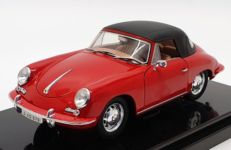 Altas Editions 1/24 Scale Model Car 7154101 - 1962 Porsche 365 Cabriolet - Red