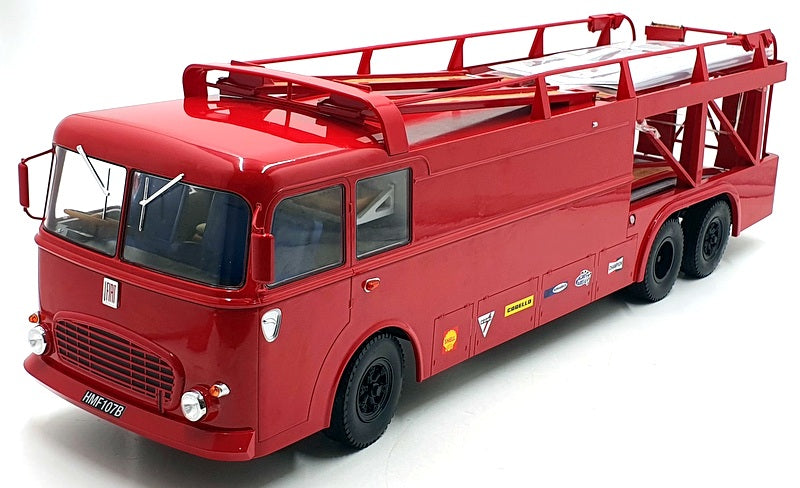 Norev 1/18 Scale 187703 Fiat Bartoletti 306/2 Ferrari Le Mans Transporter Red