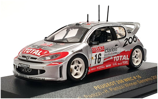 Ixo Models 1/43 Scale RAM039 - Peugeot 206 WRC - #16 Winner Sanremo 2001