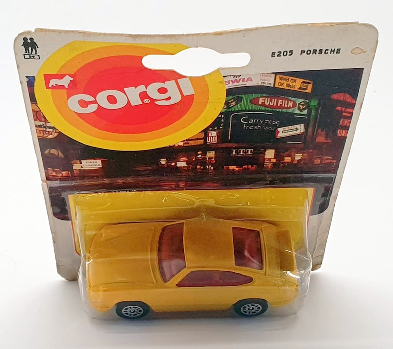 Corgi 8cm Long Diecast Diecast E205 - Porsche - Yellow