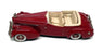 Western 1/43 Scale WMS31 - 1940 Packard Darrin Super 8 - Deep Red/White