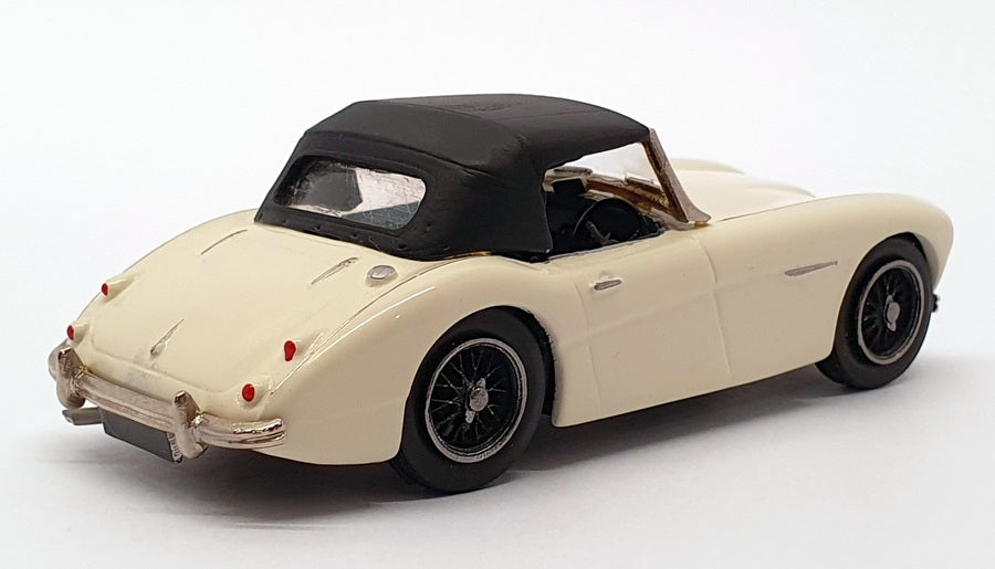 K&R Replicas 1/43 Scale Built Kit F. KR16 - Austin Healey 100/6 - White/Black