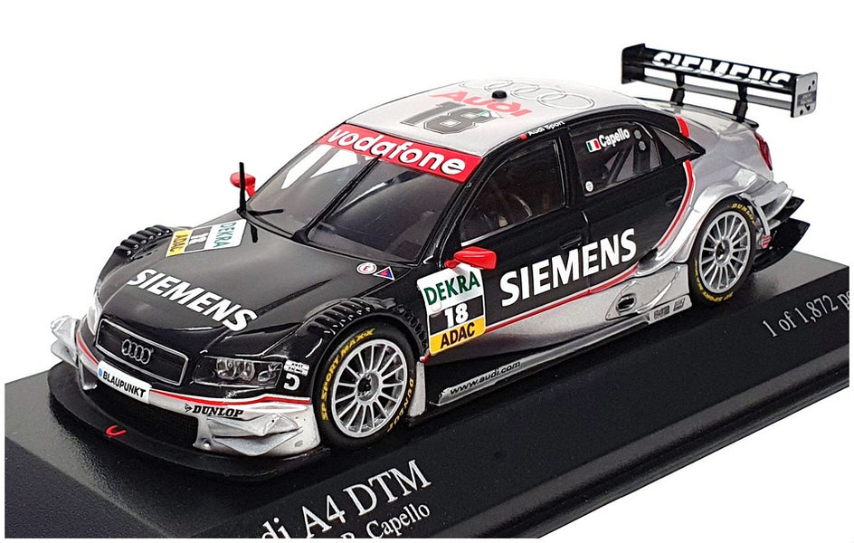 Minichamps 1/43 Scale 400 051418 - Audi A4 DTM #18 DTM 2005