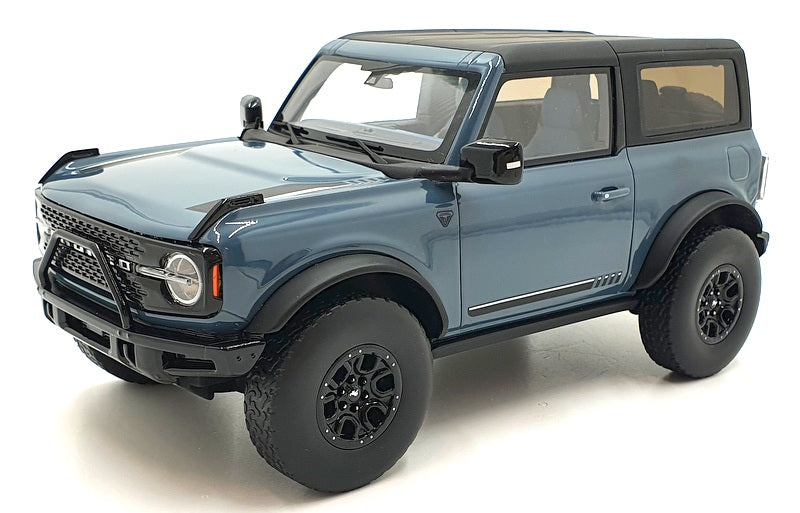 GT Spirit 1/18 Scale Resin GT359 - Ford Bronco First Edition Area 51 - Blue