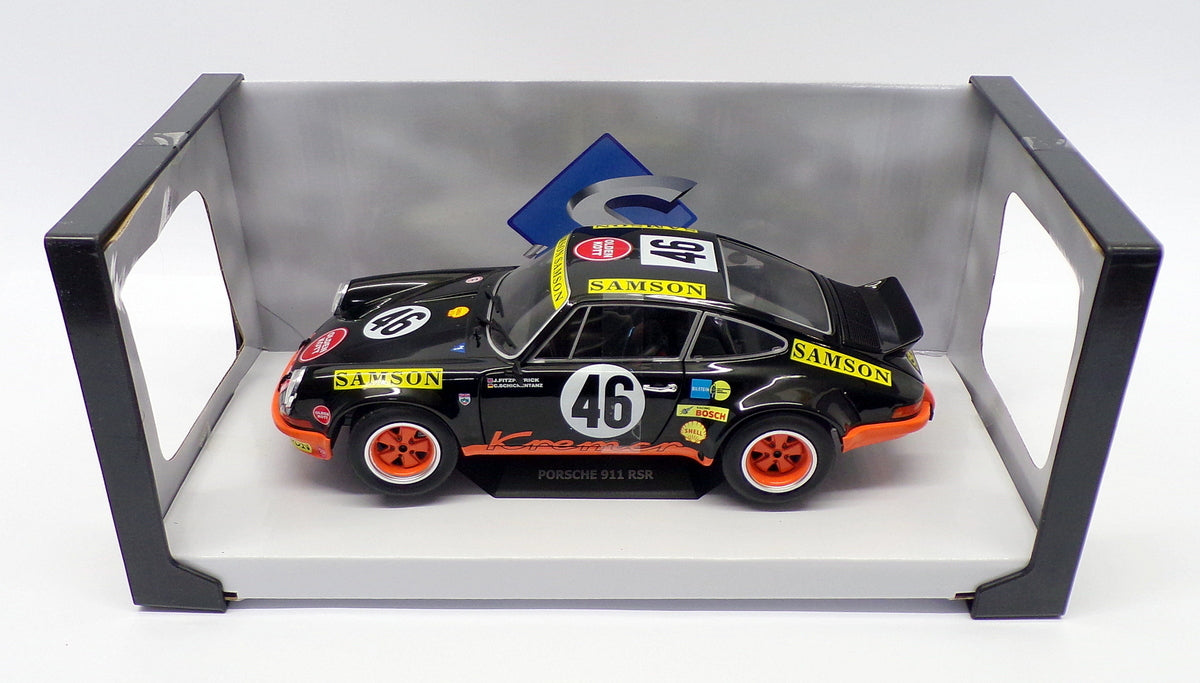 Solido 1/18 Scale S1801110 - Porsche 911 RSR - #46 24H SPA 1973 - Black