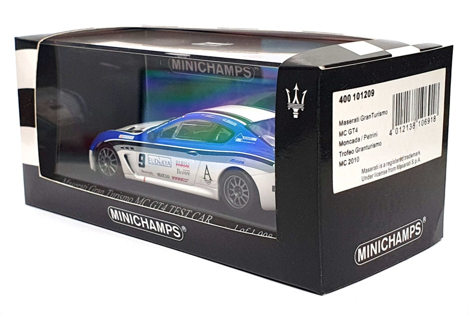 Minichamps 1/43 Scale 400 101209 - Maserati Gran Turismo MC GT4 Test Car 2010