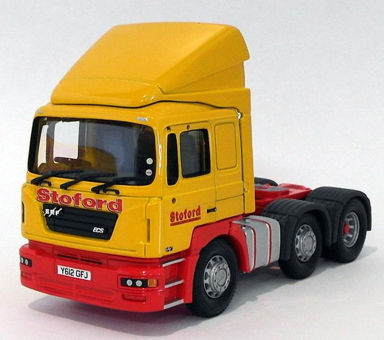 Corgi 1/50 Scale Model Truck CC12702 - ERF ECS Curtainside - Stoford Trans. Ltd.