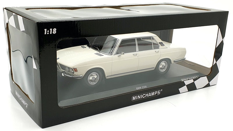 Minichamps 1/18 Scale 155 029202 - BMW 2500 1968 - White