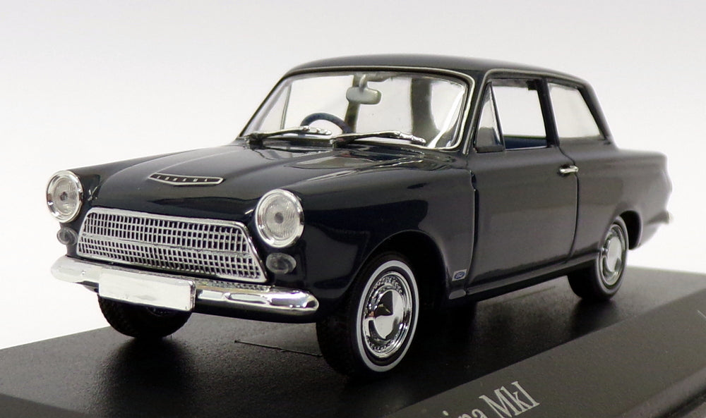 Minichamps 1/43 Scale 400 082001 - 1962 Ford Cortina Mk1 - Ambassador Blue