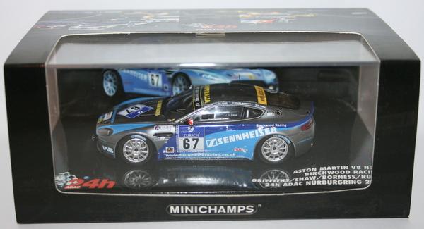 Minichamps 1/43 Diecast Model 437 101367 Aston Martin Vantage N24 Nurburgring