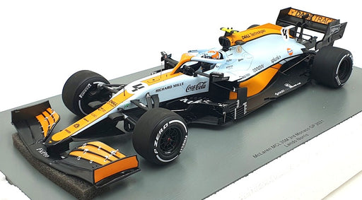 Spark 1/18 Scale 18S597 - F1 McLaren MCL35M #4 3rd Monaco L.Norris