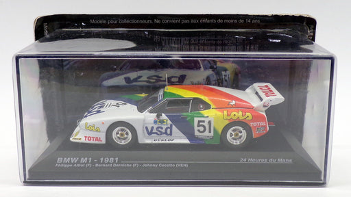 Altaya 1/43 Scale AL13120 - BMW M1 - #51 24h Le Mans 1981