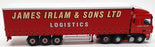 Corgi 1/50 Scale Model Truck CC13231 - DAF XF Curtainside James Irlam & Sons