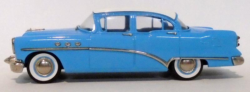 Brooklin 1/43 Scale BRK180  - 1954 Buick Special Sedan Arctic White/Malibu Blue