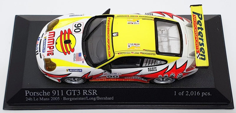 Minichamps 1/43 Scale 400 056490 - 2005 Porsche 911 GT3 RSR 24h Le Mans