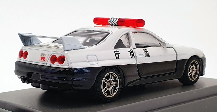 MTECH 1/43 Scale MP-06 - Nissan Skyline Patrol Car - White/Black