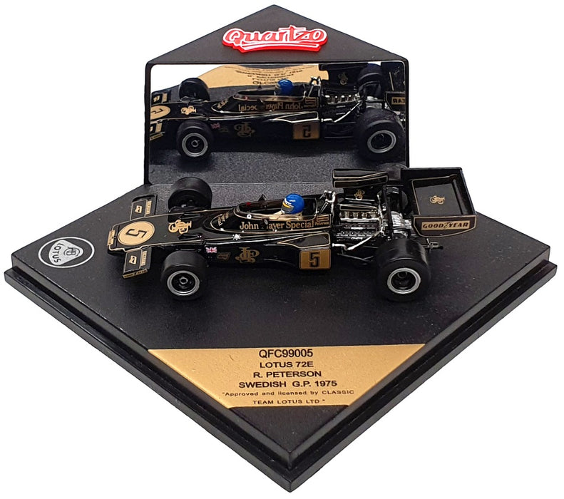 Quartzo 1/43 Scale QFC99005 - F1 Lotus 72E Sweden GP 1975 - #5 Peterson