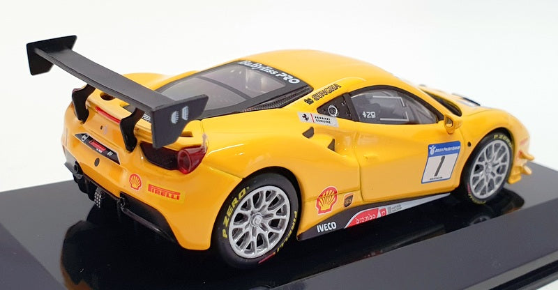 Burago 1/43 Scale Diecast #18-36306 - 2017 Ferrari 488 Challenge #1 Race Car