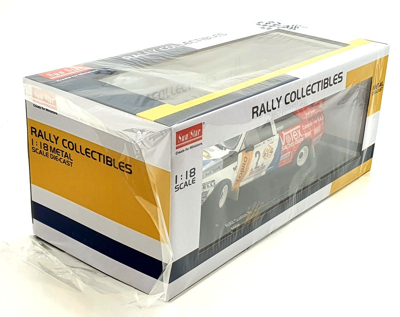 Sun Star 1/18 Scale 4252 Audi Quattro A1 #2 H.Demuth/W.Lux 1984 Rally