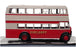 Corgi 1/76 Scale OM43910 - Guy Arab Utility Bus E. Kent R9 - Red/Grey