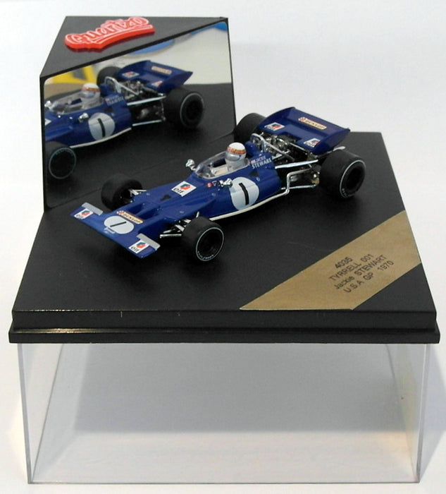 Quartzo 1/43 Scale 4035 - Tyrrell 001 F1 - USA GP 1970 - #1 J.Stewart