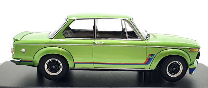 Minichamps 1/18 Scale 155 026206 - 1972 BMW 2002 Turbo - Green Metallic