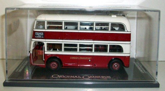 CORGI 1/76 - OM45703 AEC Q DOUBLE DECK BUS - LONDON TRANSPORT