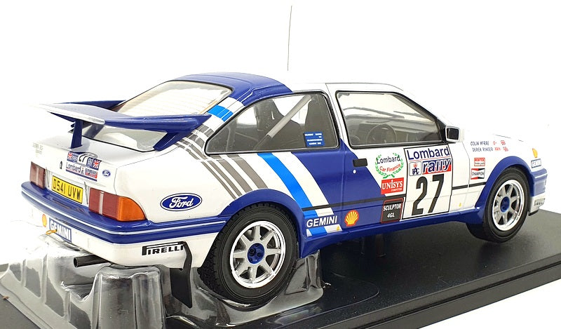 Ixo 1/18 Scale Diecast 18RMC079B - Ford Sierra RS Cosworth #27 RAC 1989 C.McRae