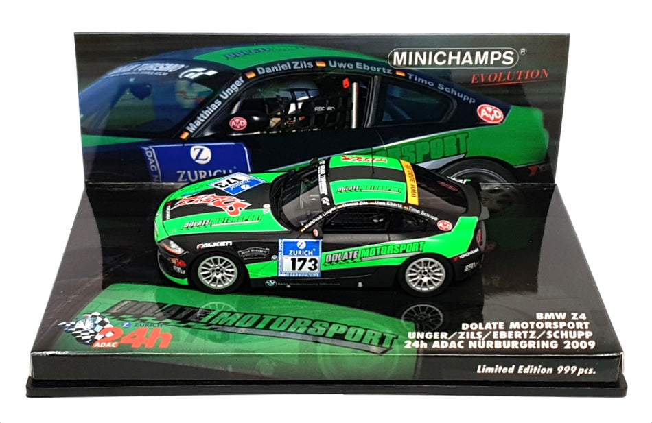 Minichamps 1/43 Scale 437 092773 - BMW Z4 24h ADAC Nurburgring 2009