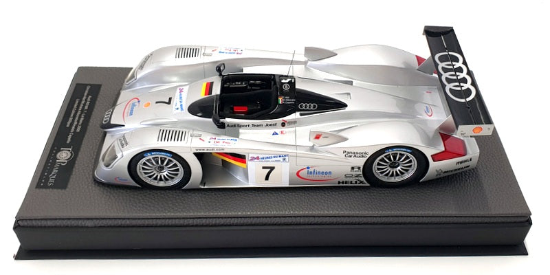 Top Marques 1/18 Scale TOP106B Audi R8 NR.7 Le Mans 2000 - Silver