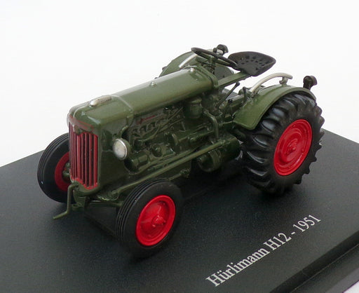 Hachette 1/43 Scale Model Tractor HT039 - 1951 Hurlimann H12 - Green