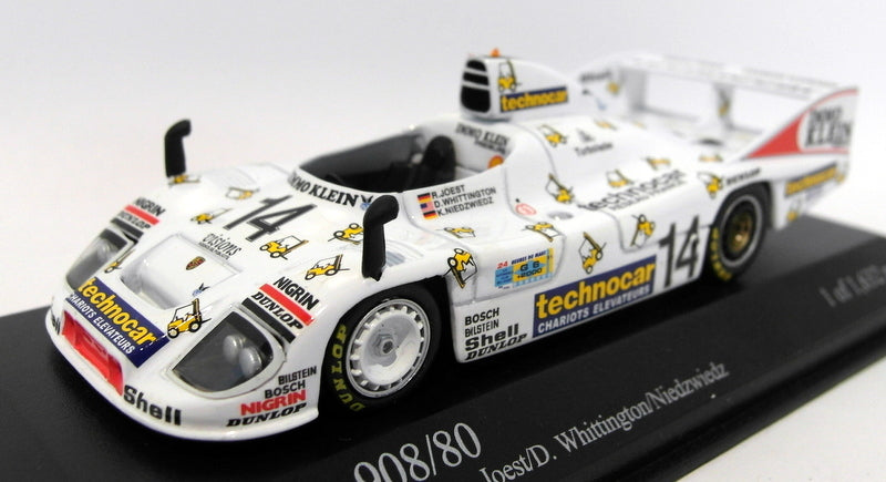 Minichamps 1/43 Scale diecast - 430 816714 Porsche 908/80 Le Mans 1981 #14