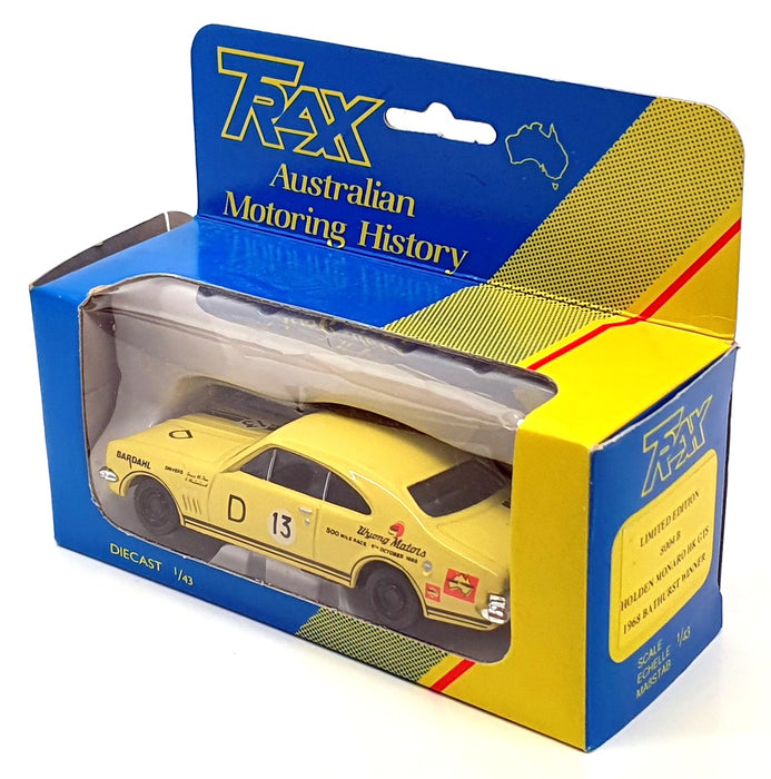 Trax 1/43 Scale 8004B - Holden Monaro HK GTS - #13 Bathhurst Winner 1968