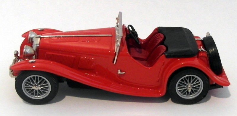 Lansdowne Models 1/43 Scale LDM63A - 1938 AC 16/80 Sports Roadster Open - Red