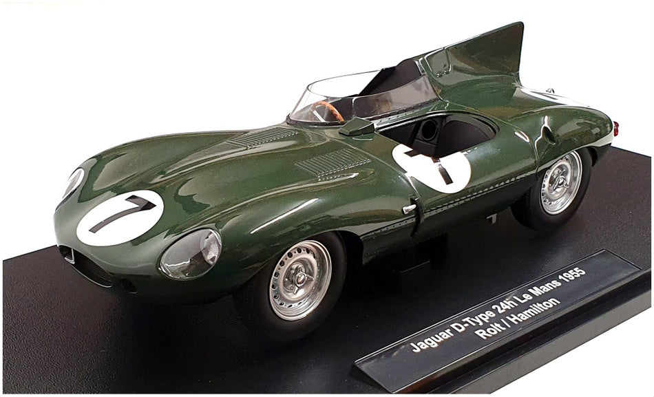 ミニカー 1/18 Jaguar D-Type Longnose 24h Le Mans 1955 Rolt