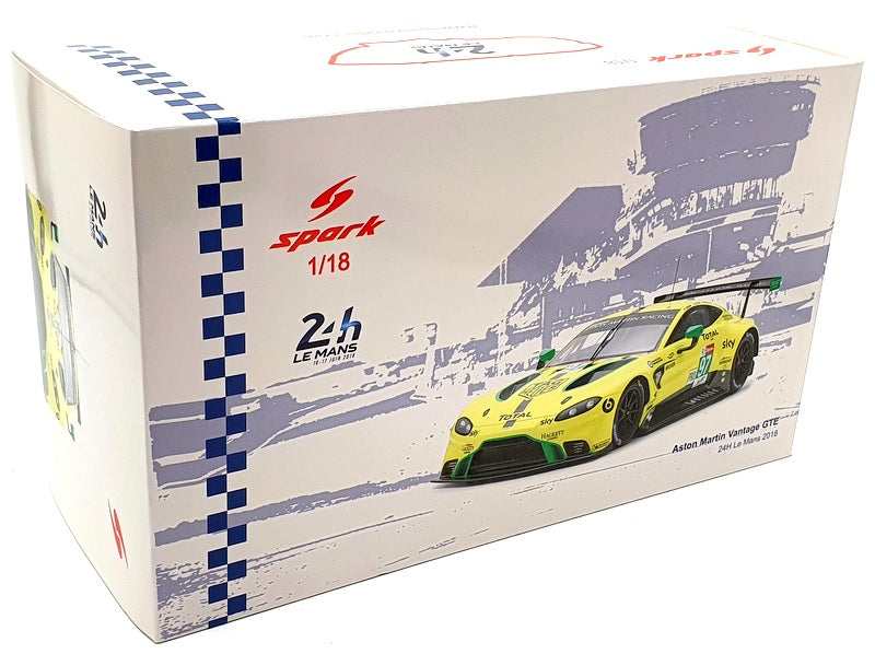 Spark 1/18 Scale 18S395 - Aston Martin Vantage GTE #97 24H Le Mans 2018