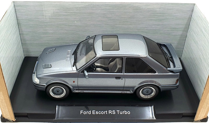 Model Car Group 1/18 Scale MCG18272 Ford Escort RS Turbo - Metallic Grey