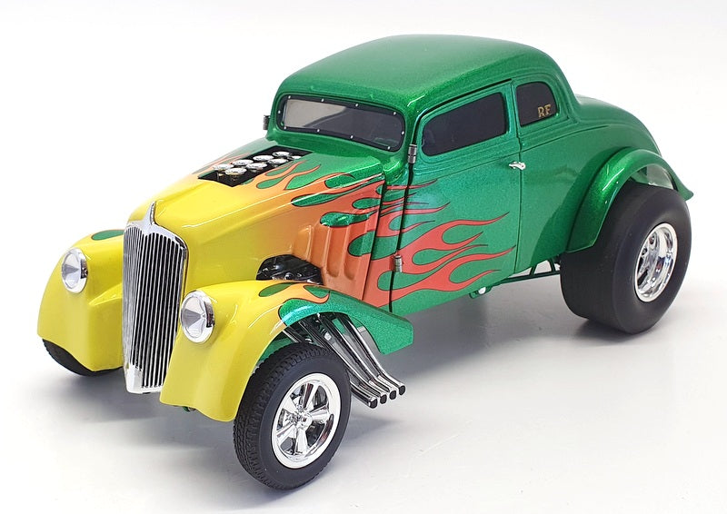 ACME 1/18 Scale Model Car A1800917 - 1933 Gasser Rat Fink - Green/Yellow