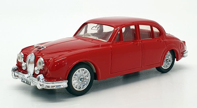 Corgi 1/43 Scale Model Car C700/1 - 1959 Jaguar Mk2 3.4L - Red