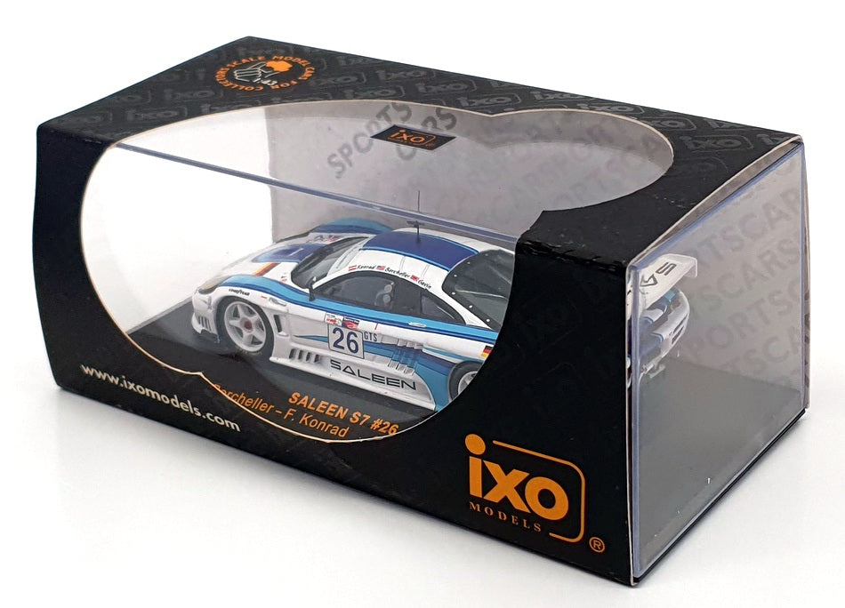 Ixo Models 1/43 Scale GTM012 - Saleen S7 - #26 Sebring Winner Class 2001