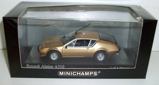 MINICHAMPS 1/43 - 400 113500 RENAULT ALPINE A310 1976 - COPPER