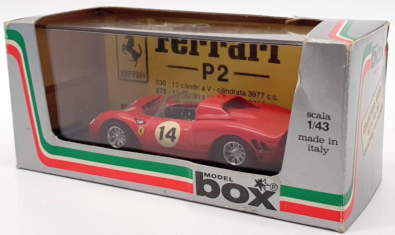 Box Model 1/43 Scale Diecast 8447A - Ferrari P/2 #14 Provo - Red