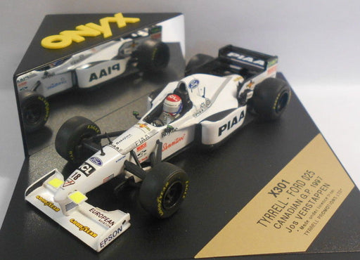 Onyx 1/43 Scale - X301 TYRELL FORD 025 CANADIAN GP 97' VERSTAPPEN