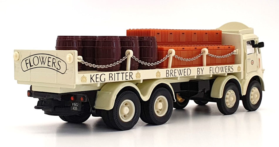 Corgi 1/50 Scale Diecast 97942 - ERF Flatbed Lorry With Chain/Barrels