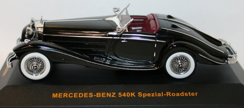 Ixo 1/43 Scale - MUS001 - Mercedes Benz 540K 1938 -Black